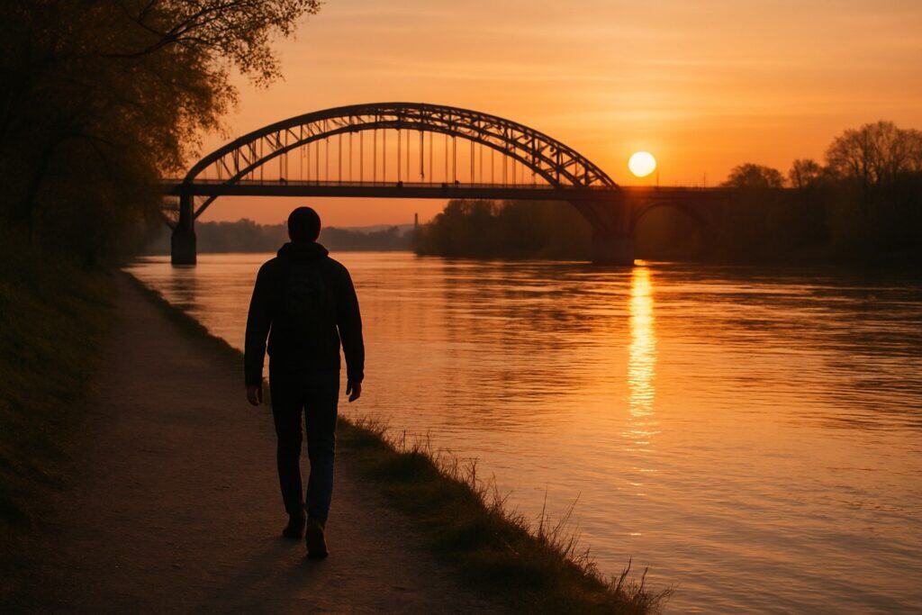 The river